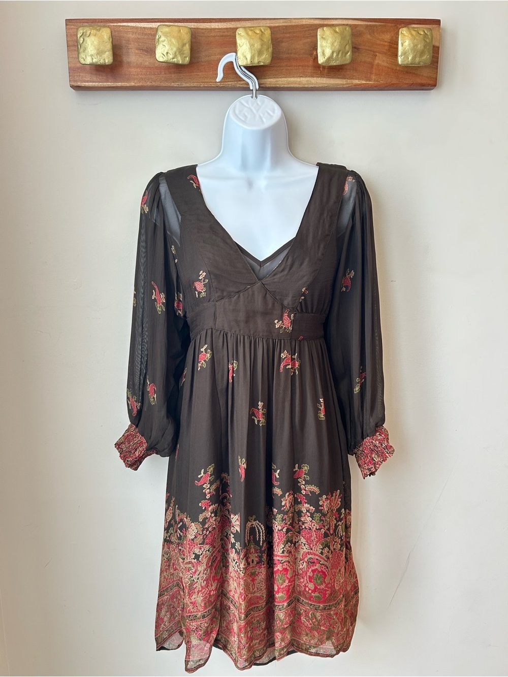 Ralph Lauren Festival Dress Boho Prairie Cottagecore Fairycore Ethereal